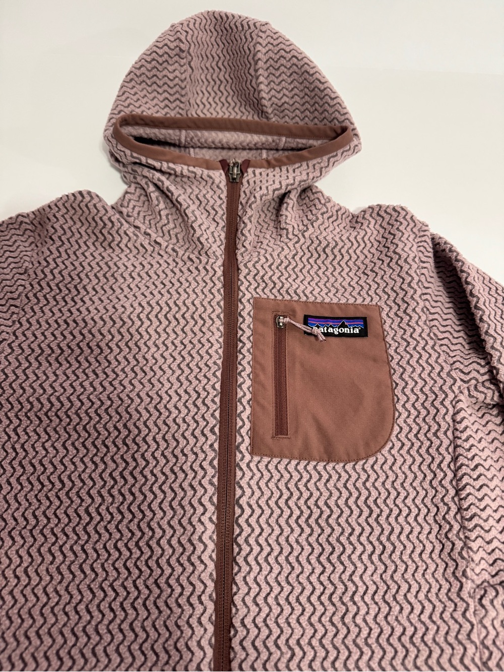 Patagonia R1® Air Full-Zip Hoody Women's Small light purple - Picture 4 of 7